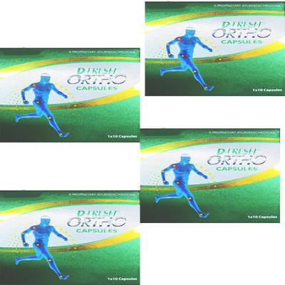 NG MART D- FRESH ORTHO CAPSULES FOR PAIN RELIEF & POWER OF MUSCLES PACK OF - 10 CAPS x 4 Capsules(4 x 20 ml)