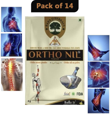 Vaidhya Ortho Nil powder ayurvedic for joint pain relief Powder(14 x 1 Patches)