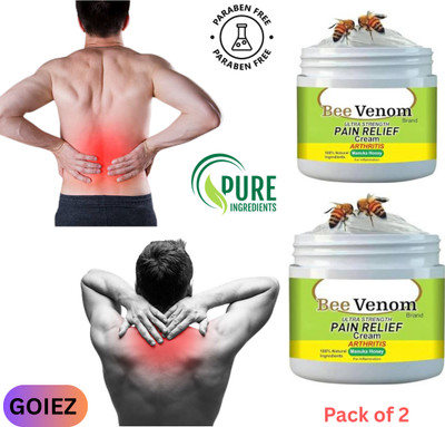 GOIEZ Bee Venom Cream For Use Before Or After Physical Activity (pack Of 2) Cream(2 x 100 g)