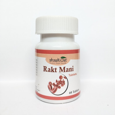 Shashwat Herbal Rakt Mani 60Tab Pack of 2 Tablets(2 x 60 Units)