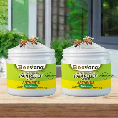 ACTIWOW BeeVana Cream for Pain Relief & Muscle Health Pack of 2 Cream(2 x 25 g)