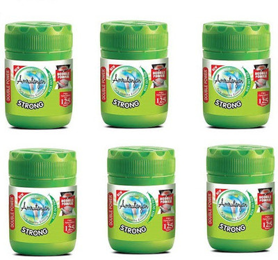 Amrutanjan Double Power Strong Pain Balm Pack of 6 Balm(6 x 8 ml)
