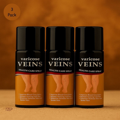 TZEP Vericose Vein Relief Spray : Fast Acting Relief & Supports Blood Circulation Liquid(3 x 50 ml)