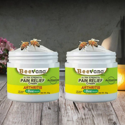 ACTIWOW BeeVana Fast Relief for Shoulder & Elbow Pain Pack of 2 Cream(2 x 25 g)