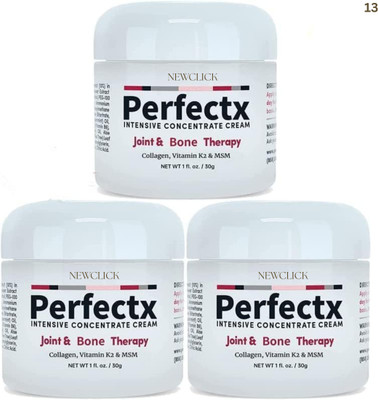 NewClick Muscle & Joint Relief Cream – PerfectX Herbal Formula for Active Adults Cream(3 x 10 g)