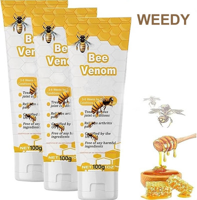 WEEDY Bee Venom Gel for Pain-Free Movement & Relaxation Gel(3 x 100 g)
