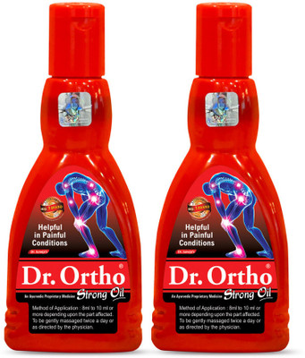 Dr. Ortho Ayurvedic Strong Oil for Joints Pain Liquid(2 x 120 ml)