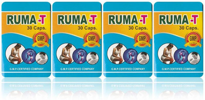 Ayurved zone Tara Harbal Pharmaceutical RUMA T CAPSULE PACK OF 4 Capsules(4 x 30 Units)