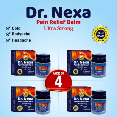 indkus nexa Dr. Nexa Pain Relief Pack Of 4 Balm(4 x 10 g)