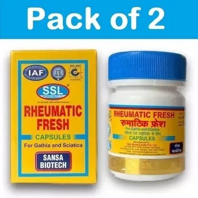 MUKHTI CARE SSL Rheumatic Fresh Capsules Gathia And Sciatica Capsules(2 x 20 Units)