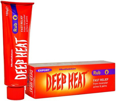 Deep Heat RUB ( FAST RELIEF FROM MUSCULAR ACHES & PAINS)-100GM Cream(100 g)