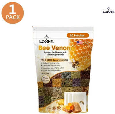 LORSHEL Bee Venom Foot Patches for Pain and Toxin Removal in One Step Plaster & Patch(100 g)