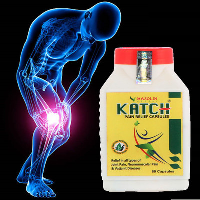 masolin HERBAL KATCH AYURVEDIC PAIN RELIEF CAPSULE 60CAP - FOR JOINT PAIN Capsules(60 Units)