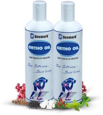 DEEMARK Experience Lasting Pain Relief with Ortho Oil: A Natural and Effective Formula Liquid(2 x 100 ml)