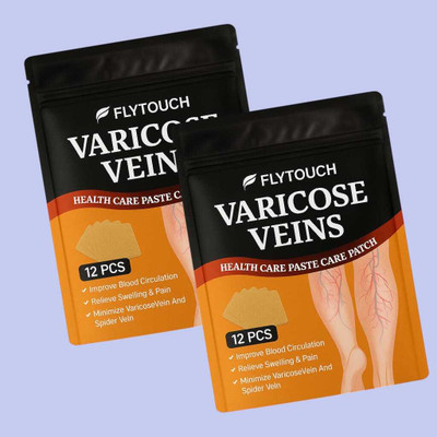 FlyTouch Leg Soothing Patch for Varicose Discomfort and Improved Blood Circulation Plaster & Patch(24 x 1 Patches)
