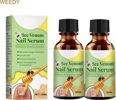 WEEDY Bee Venom Nail Repair Serum Twin Bottle 30ml Liquid(2 x 30 ml)