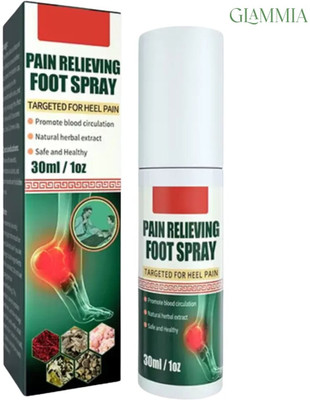 GLAMMIA Pain Relieving Foot Spray | Targeted Relief For Sore Spots Spray(100 ml)