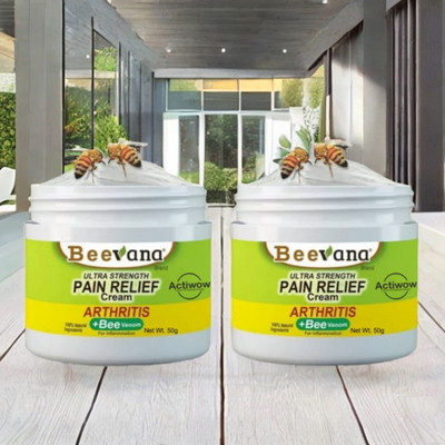 ACTIWOW BeeVana Pain Relief for Swollen Ankles & Joints Pack of 2 Cream(2 x 25 g)