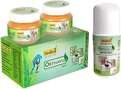 Orthayu Muscle and Knee Pain Relief Balm(3 x 83.33 ml)