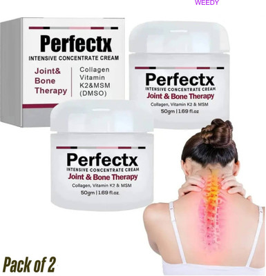 BUZIVENTURES Perfectx Collagen-Based Relief Cream for Quick Joint Pain Relief Cream(2 x 50 g)