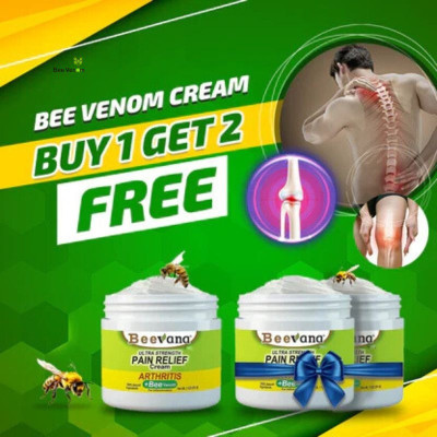 Kenkoderm BEE VENOM BODY PAIN RELIEF Cream(3 x 50 ml)