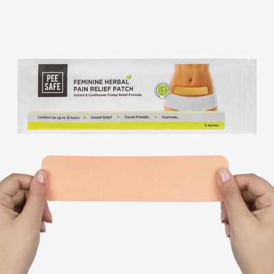 Pee Safe Feminine Herbal Pain Relief Patch Plaster & Patch(5 x 1 Patches)