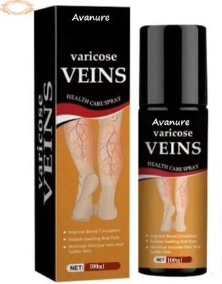 Avanure Varicose Vein Spray Natural Herbal Remedy for Swelling Reduction Spray(100 ml)