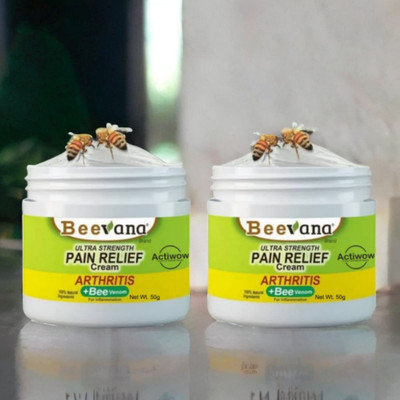 ACTIWOW BeeVana Muscle & Joint Cream for Pain Relief Pack of 2 Cream(2 x 25 g)