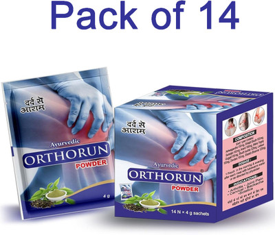 Quickbits Orthorun Powder, Pain Relief Powder.14 Sachets. Powder(14 x 1 Units)