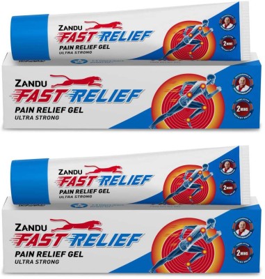 ZANDU Fast Relief Gel for pain Turbo action formula recommended by physiotherapist Gel(2 x 45 g)