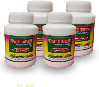ACTIWOW Vidyapith Sugar Powder for Enhancing Insulin Sensitivity Naturally Pack of 4 A01 Powder(4 x 100 g)