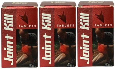 JRA Cure JOINT KILL TABLETS For Joint Pain Pack of 3 Tablets(3 x 20 Units)
