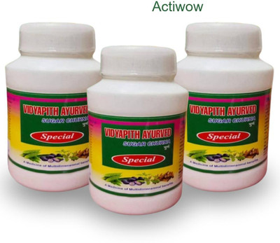 ACTIWOW Vidyapith Sugar Powder for Healthy Sugar and Insulin Levels Pack of 3 K02 Powder(3 x 100 g)