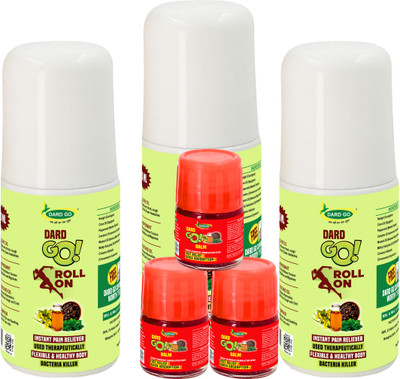 DARDGO Roll-On Pain Relief Oil for Knee Joint Muscle Back Pain 100 ml , Balm Liquid(100 ml)