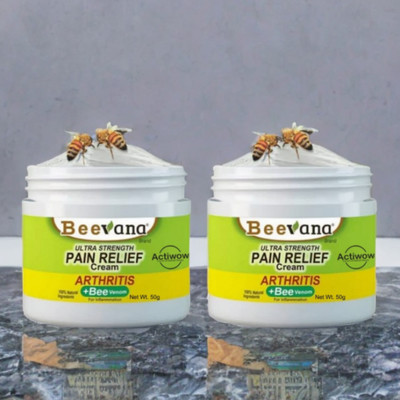 ACTIWOW BeeVana Cream for Targeted Relief of Sore Muscles Pack of 2 Cream(2 x 25 g)