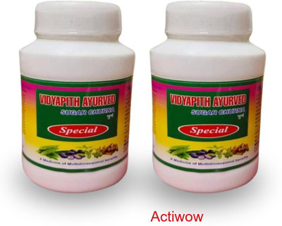 ACTIWOW Vidyapith Sugar Powder for Managing Glucose Metabolism Pack of 2 Powder(2 x 100 g)