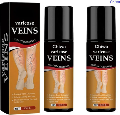 CHIWA Vericos Spray | Cool Relief For Sore Legs Spray(2 x 100 ml)