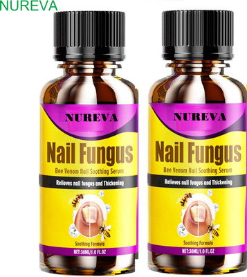 nureva Fungi-Free Nail Serum Pack of 2 – Healthy, Fungus-Free Nails Liquid(2 x 30 ml)