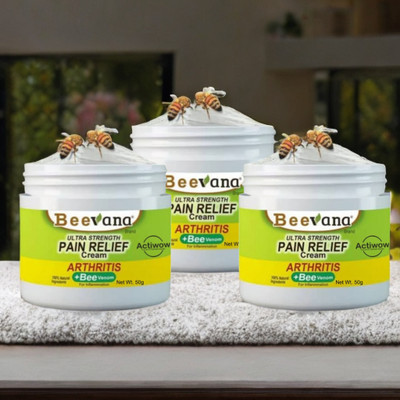 ACTIWOW BeeVana Pain Relief for Sore Arms & Legs Pack of 3 Cream(3 x 16.67 g)