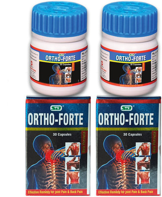 Quickbits SB Ortho Forte Capsule For Pain and muscle Relief (pack of 2) Capsules(2 x 30 Units)