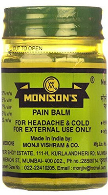 Monison Pain Balm For Headache & Cold Balm(2 x 100 g)