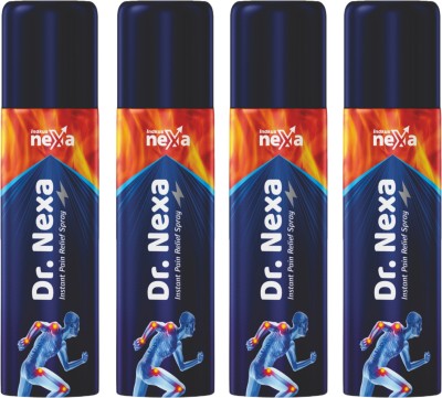 indkus nexa Dr Nexa Instant Pain Relief Spray 71.4ml (Pak Of 4) Spray(4 x 50 g)