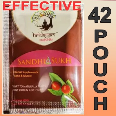 Vrukie 42 SACHET SANDHI SUKH POWDER FOR JOINT PAIN AND ALL PAIN POWDER Powder(42 x 1 Units)