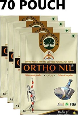 vitaherbal Ortho nil Powder Baba ji Herbals for Pain relief Powder(70 x 1 Units)