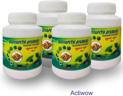 ACTIWOW Bidyapith Sugar Powder for Better Metabolic Health Pack of 4 Powder(4 x 100 g)