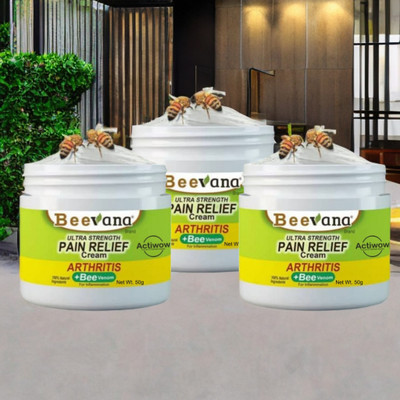 Bee Venom Quick Relief for Stiff Neck & Shoulders Pack of 3 Cream(3 x 50 g)