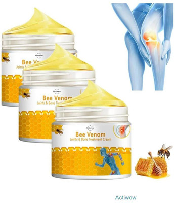 ACTIWOW Bee Venom Pain Relief Back And Arthritis Pain Cream Cream(3 x 33.33 g)