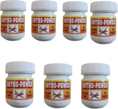 MUKHTI CARE Original ayurvedic Ayurvedic Ortho Power New Tablet body pain relief For Unisex Tablets(7 x 40 Units)
