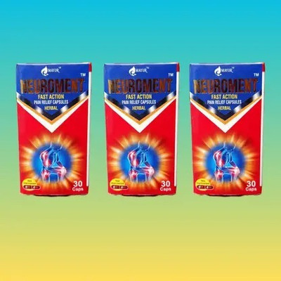 HARBORZA Neuroment Pain Relief Capsule Arthritis | Joint | Muscle 30 Capsule Pack of 3 Tablets(3 x 10 Units)