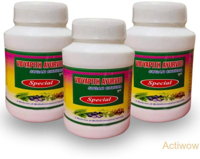 ACTIWOW Vidyapith Sugar Powder for Improving Insulin Response Pack of 3 B01 Powder(3 x 100 g)